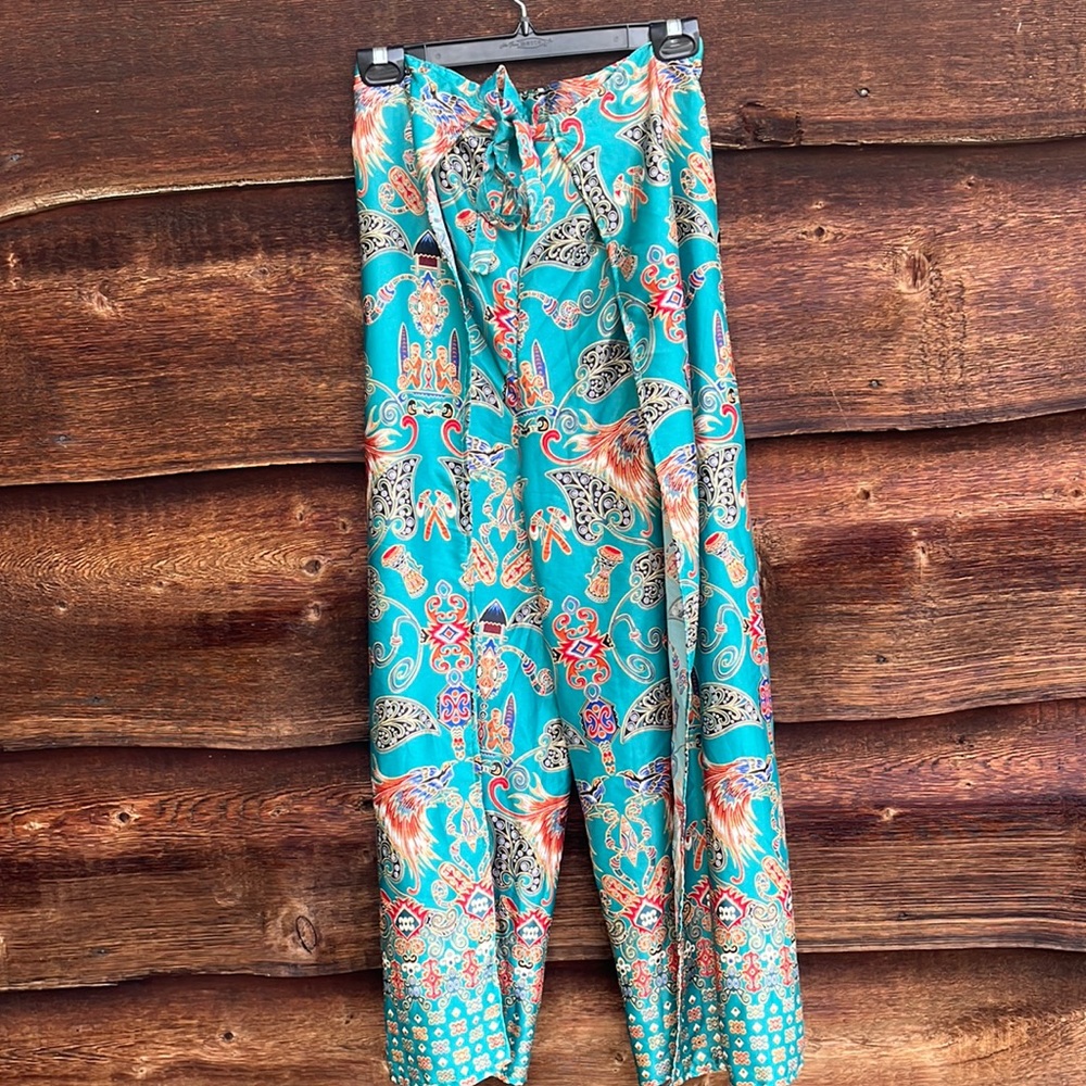 Silky Wrap Pants